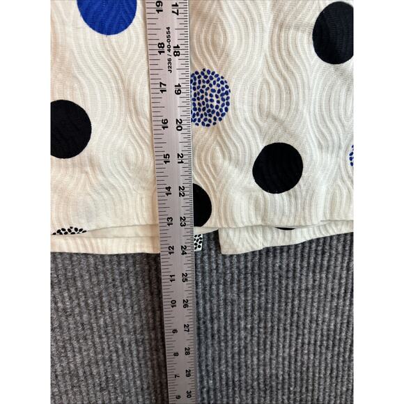Talbots Womens Textured Polka Dot Skirt Size 12 Lined Office Preppy Business - Picture 5 of 7